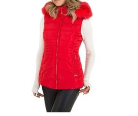 Sieviešu stepēta veste Egret Style, sarkana cena un informācija | Sieviešu vestes | 220.lv