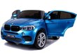 BMW X6M zilais elektromobilis bērniem cena un informācija | Bērnu elektroauto | 220.lv