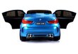 BMW X6M zilais elektromobilis bērniem cena un informācija | Bērnu elektroauto | 220.lv