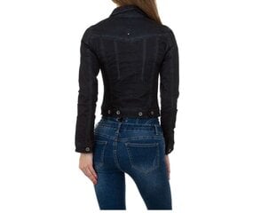 Sieviešu džinsa jaka M.Sara Denim, melna цена и информация | Женские толстовки | 220.lv