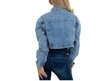 Sieviešu džinsa jaka Colorful Premium, zila цена и информация | Jakas sievietēm | 220.lv