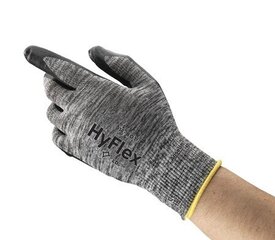 Защитные перчатки Ansell HyFlex 11-801, нейлон, вспененный нитрил с покрытием для рук, розничная упаковка, размер 6 цена и информация | Рабочие перчатки | 220.lv