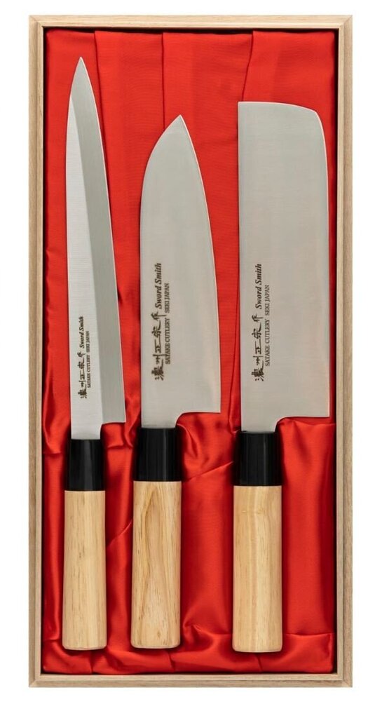 Satake Cutlery nažu komplekts, 3 gab цена и информация | Naži un to piederumi | 220.lv