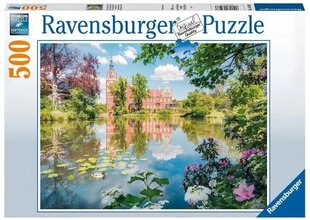 Ravensburger Puzzle: Burvīgā Muskau pils (500gab) (16593) cena un informācija | Puzles, 3D puzles | 220.lv
