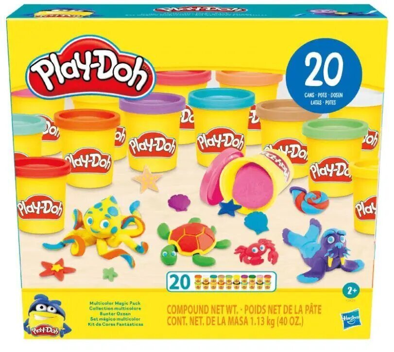 Hasbro Play-Doh: Daudzkrāsains burvju komplekts (izņemot F) (F2829) цена и информация | Attīstošās rotaļlietas | 220.lv