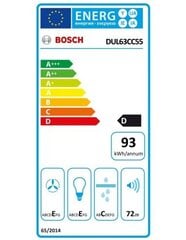 Bosch DUL63CC55 цена и информация | Вытяжки на кухню | 220.lv