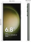 Samsung Galaxy S23 Ultra 5G 8/256GB SM-S918BZGDEUB Green cena un informācija | Mobilie telefoni | 220.lv