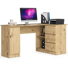 Письменный стол Akord B20 155, коричневый цвет цена и информация | Компьютерные, письменные столы | 220.lv