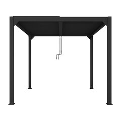 Lapene (Pergola) Mirpol Luxe, 3x3 m, melna cena un informācija | Dārza nojumes un lapenes | 220.lv