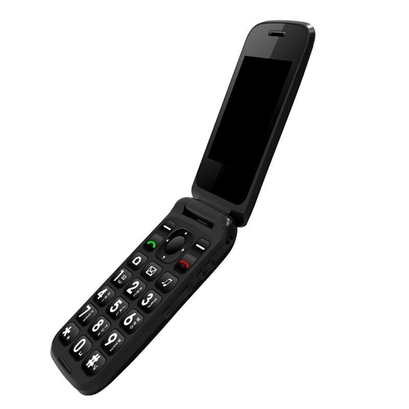 eSTAR Digni Flip Dual SIM Black (DIGNIFLIPB) cena un informācija | Mobilie telefoni | 220.lv