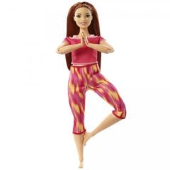 Barbie lelle, lai pārvietotu ziedu sarkans apģērbs cena un informācija | Rotaļlietas meitenēm | 220.lv