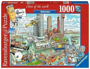 2D puzle 1000 gabali Roterdama cena un informācija | Puzles, 3D puzles | 220.lv