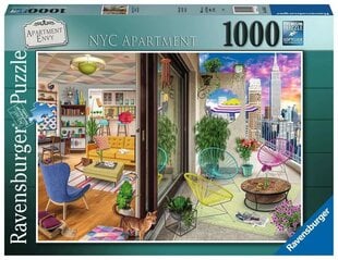 Puzzle 2D 1000 Pieces Dzīvoklis Ņujorkā cena un informācija | Puzles, 3D puzles | 220.lv