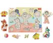 Koka puzle Trefliki Bobaski un Teddy Bear 8 gabali цена и информация | Attīstošās rotaļlietas | 220.lv