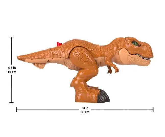 Imaginext Jurassic World 3 uzbrūk T-rex skaitlis cena un informācija | Rotaļlietas zēniem | 220.lv