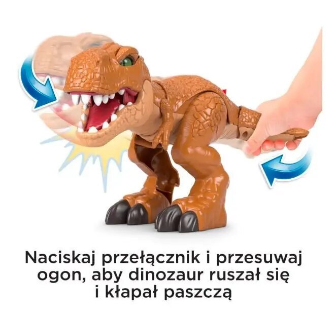 Imaginext Jurassic World 3 uzbrūk T-rex skaitlis cena un informācija | Rotaļlietas zēniem | 220.lv