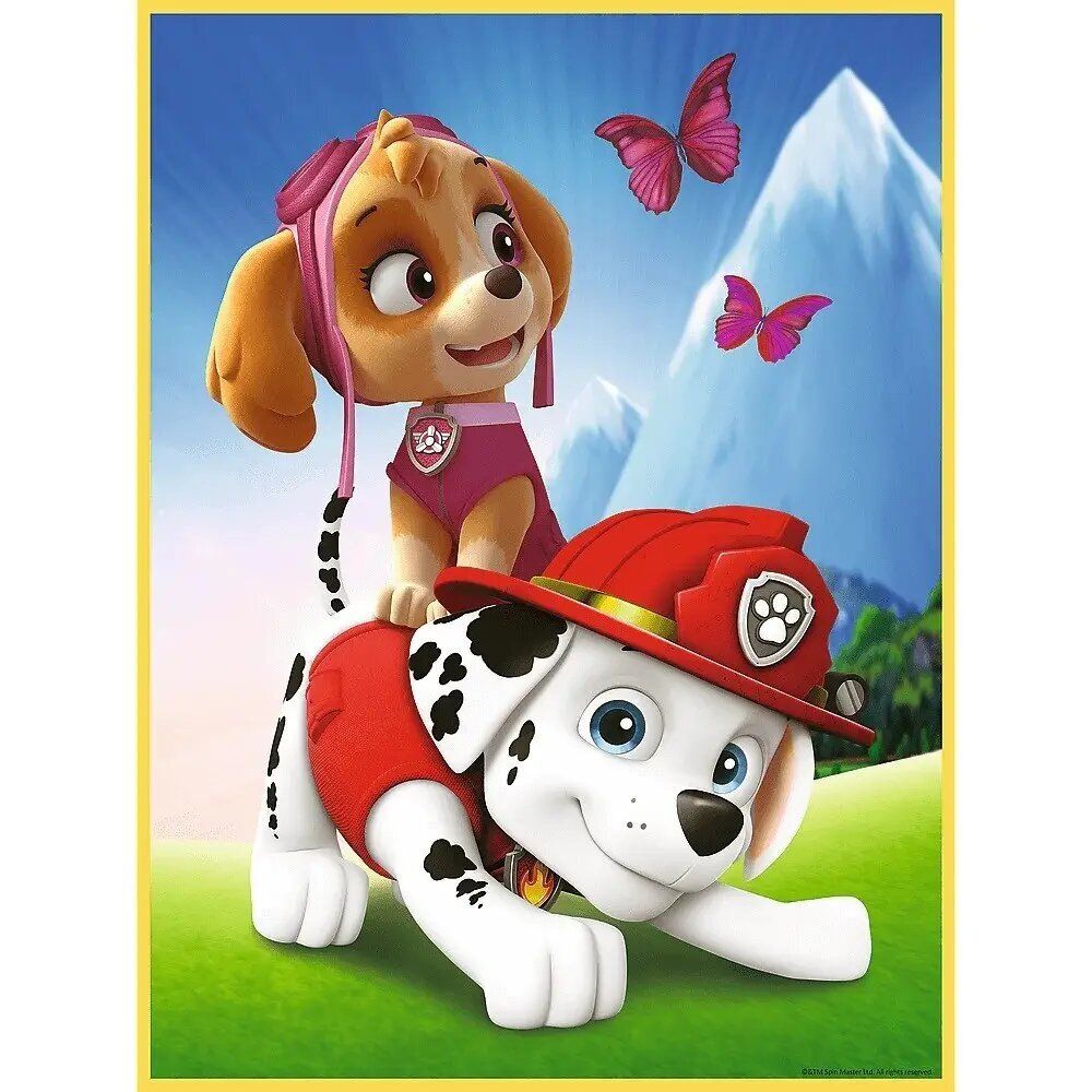 Jigsaw Puzzle Baby MAXI 2x10 gabali Elements Team Paw Patrol cena un informācija | Puzles, 3D puzles | 220.lv