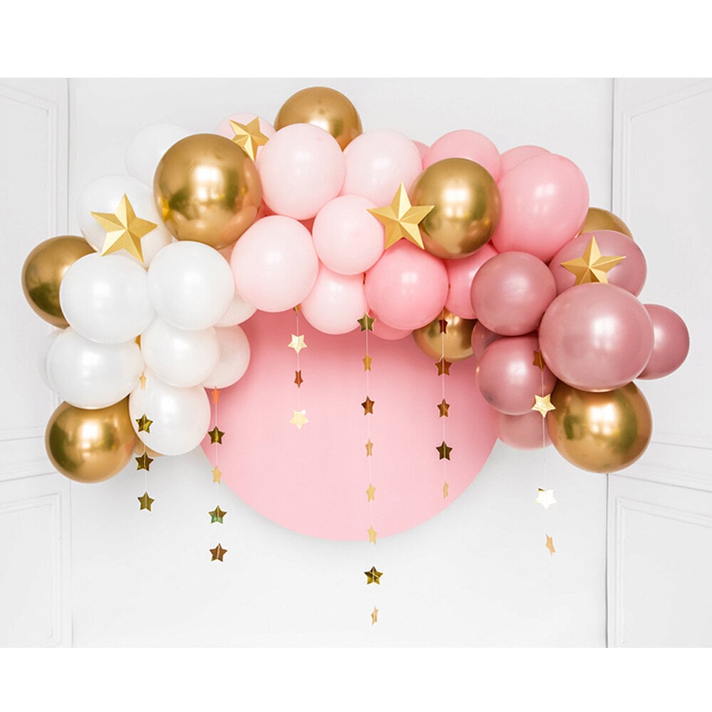 Balonu virtene Pink, 60 gab, 200cm cena un informācija | Baloni | 220.lv