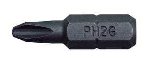 Биты для шурупов для гипсокартона 59S PH2G 25мм 3 шт. в блистере цена и информация | Механические инструменты | 220.lv