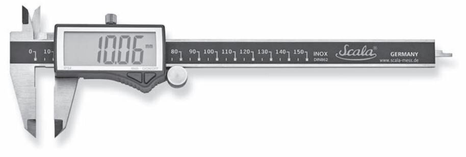 Digitālais kabatas suports ar lielu displeju 150x40mm 0,01mm cena un informācija | Rokas instrumenti | 220.lv