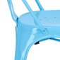 Ēdamistabas krēsls Paris D2.Design, zils cena un informācija | Virtuves un ēdamistabas krēsli | 220.lv
