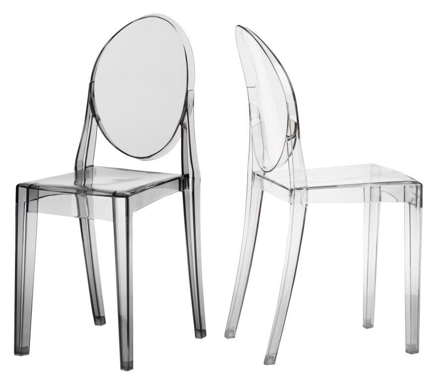 Ēdamistabas krēsls Victoria Ghost D2.Design, caurspīdīgs цена и информация | Virtuves un ēdamistabas krēsli | 220.lv