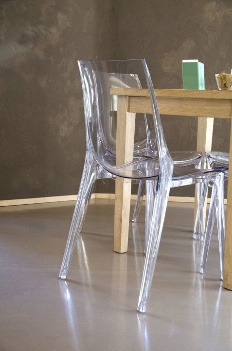 Ēdamistabas krēsls Vanity Scab Design, caurspīdīgs cena un informācija | Virtuves un ēdamistabas krēsli | 220.lv