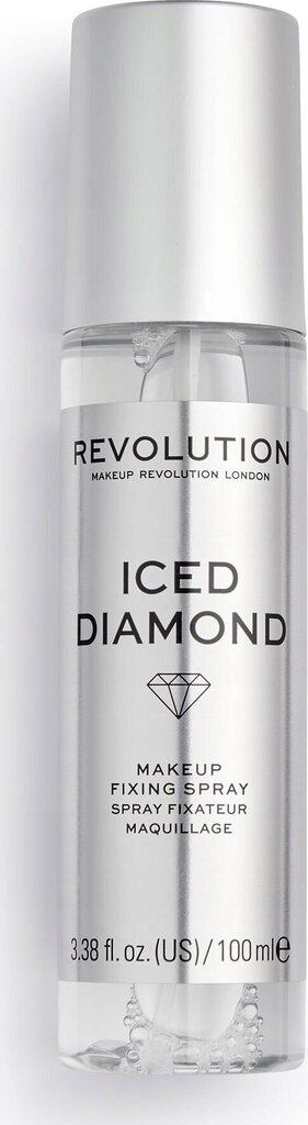 Grima fiksators Revolution Iced Diamond Makeup Fixing, 100 ml цена и информация | Grima bāzes, tonālie krēmi, pūderi | 220.lv