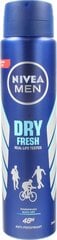 Izsmidzināms dezodorants vīriešiem Nivea Dry Fresh, 250 ml cena un informācija | Dezodoranti | 220.lv