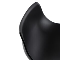 Bāra krēsls Bar One Simplet, melns cena un informācija | Virtuves un ēdamistabas krēsli | 220.lv