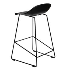 Черный высокий барный стул Molly цена и информация | Стулья для кухни и столовой | 220.lv