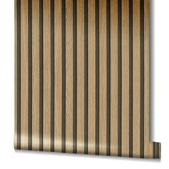 Noordwand tapetes Botanica Wooden Slats, brūns cena un informācija | Tapetes | 220.lv