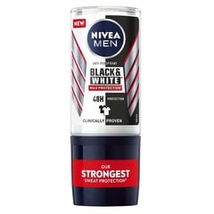 Rullīša antiperspirants Nivea Men Black & White Mac Protection 48H, 50 ml цена и информация | Дезодоранты | 220.lv