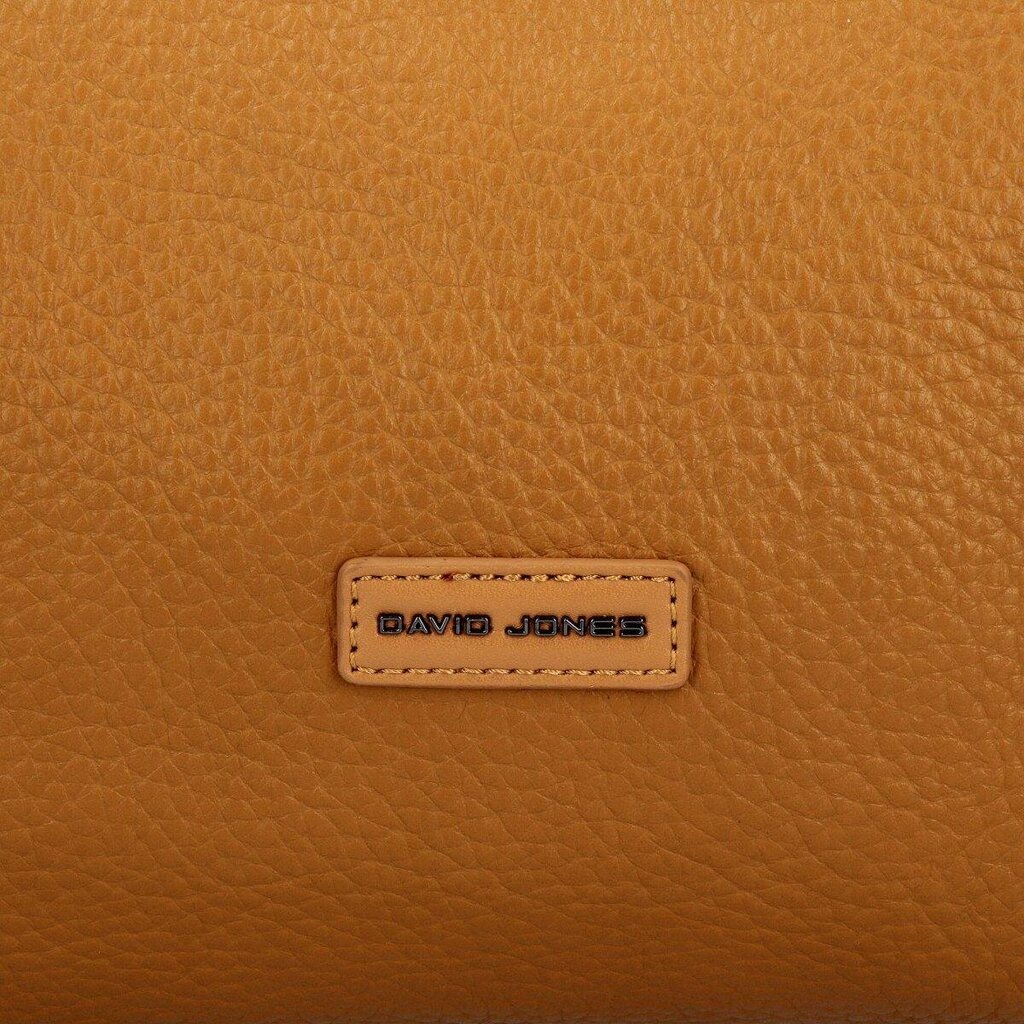 Sieviešu rokassomiņa iepirkumu soma David Jones gaiši sarkans CM6406 TP-CM6406jru cena un informācija | Sieviešu somas | 220.lv