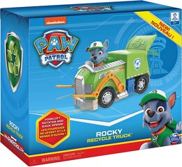 Atkritumu mašīna ar figūriņu Rocky Paw Patrol cena un informācija | Rotaļlietas zēniem | 220.lv