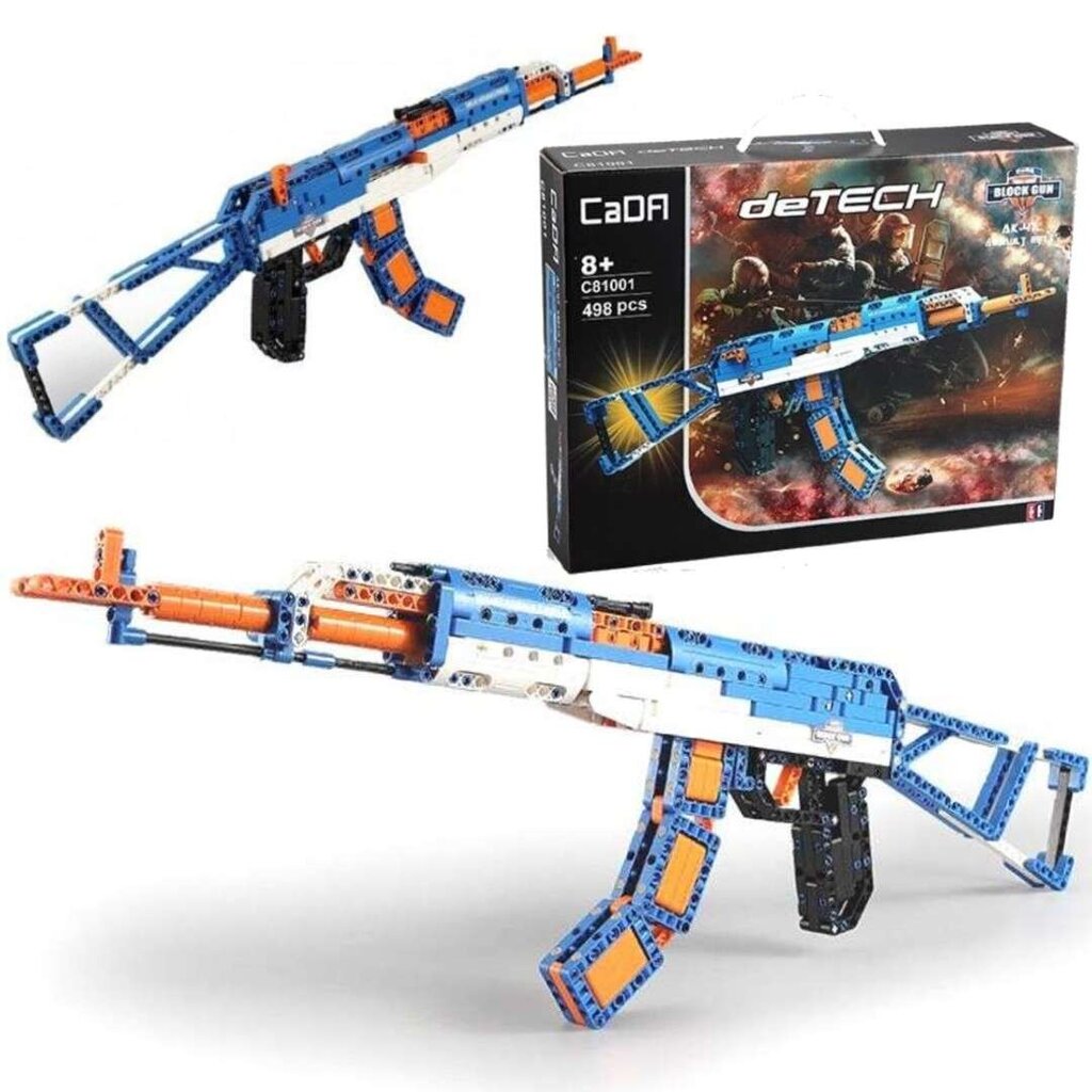 Assault Rifle AK-47 CADA 498 Pieces, Toys \ Guns Toys \ Building blocks