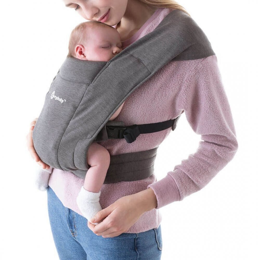 Ergobaby ķengursoma Embrace, heather grey cena un informācija | Slingi, ķengursomas | 220.lv