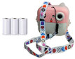 Fotokamera bērniem ar attēlu drukas funkciju - komplekts ar 3 ritelēm цена и информация | Attīstošās rotaļlietas | 220.lv