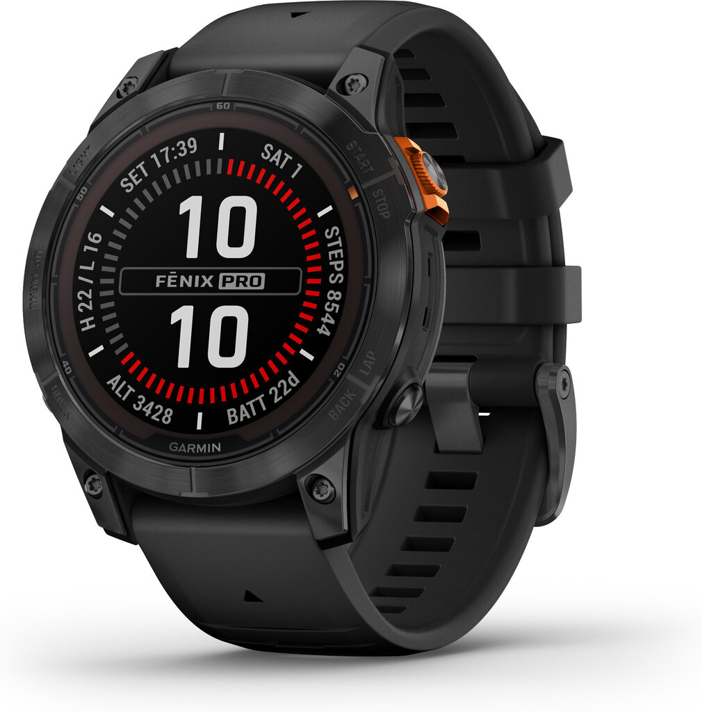 Garmin fēnix® 7 Pro Solar Slate Grey/Black 47mm cena un informācija | Viedpulksteņi (smartwatch) | 220.lv