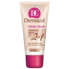 Dermacol Toning Cream 2 in 1 - Tonālais krēms 30 ml, Desert #deb799 cena un informācija | Grima bāzes, tonālie krēmi, pūderi | 220.lv