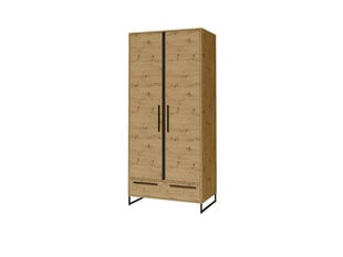 Skapis ADRK Furniture Aria 2D, brūns cena un informācija | Skapji | 220.lv