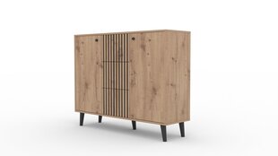 Комод ADRK Furniture Ika, коричневый/черный цвет цена и информация | Комоды | 220.lv