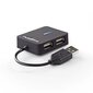 Nedis UHUBU2410BK USB Hubs - Sadalītājs цена и информация | Adapteri un USB centrmezgli | 220.lv