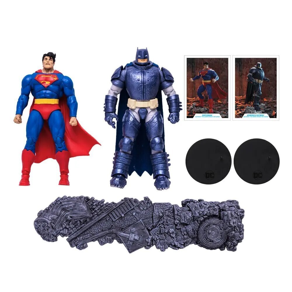 Статуэтки DC Comics Multiverse Superman + Batman цена | 220.lv