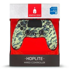 Spartan Gear — проводной контроллер Hoplite (совместимый с ПК и playstation 4) (цвет: зеленый камуфляж) цена и информация | Джойстики | 220.lv