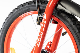18" Велосипед Alvin Karbon, цвет: красный/чёрный цена и информация | Велосипеды | 220.lv