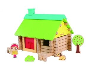 Celtniecība koka bloki 61elem. cena un informācija | Rotaļlietas zīdaiņiem | 220.lv