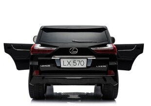 Lexus DK-LX570 elektromobilis bērniem, melns cena un informācija | Bērnu elektroauto | 220.lv