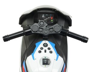 BMW S1000RR vienpiedziņas bērnu motocikls, balts cena un informācija | BMW Rotaļlietas, bērnu preces | 220.lv