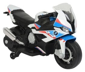 Детский односкоростной мотоцикл BMW S1000RR, белый цена и информация | Электромобили для детей | 220.lv